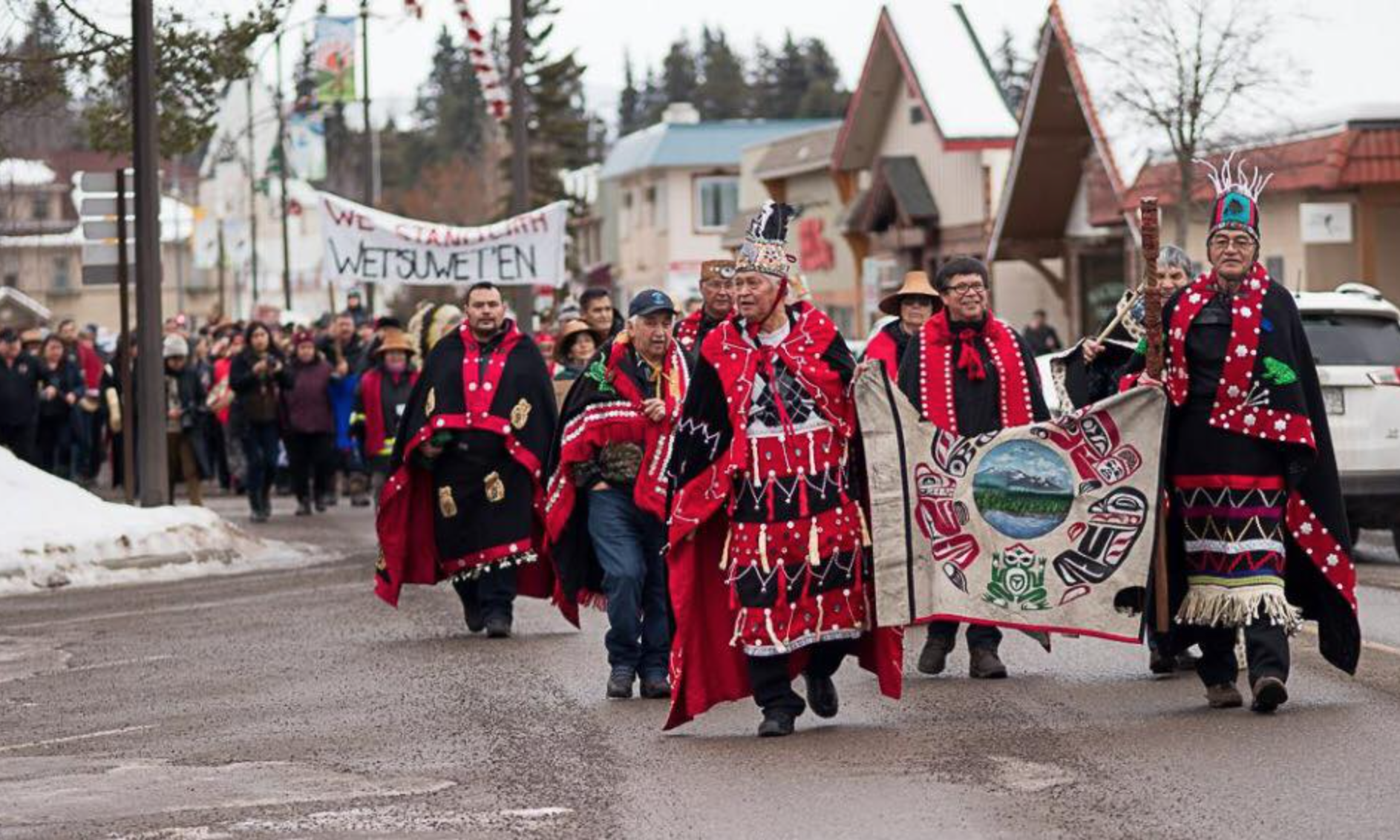 Wet'suwet'en Solidarity March, January 17, 2019 (Photo by Walter Joseph Photography)
