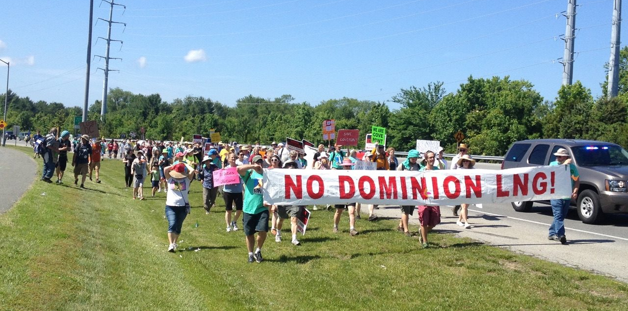 Atlantic Coast Pipeline / No Dominion LNG March, May 2015 (Photo: Friends of Nelson County, VA)